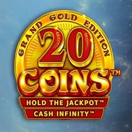20 Coins Grand Gold Edition slot logo by Wazdan at Afkspin Casino20 Coins Grand Gold Edition