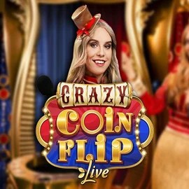 Crazy Coin Flip slot icon by Evolution, available at Afkspin Casino
